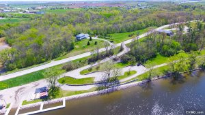 boat launch on the fox river,wrightstown boat launch, aerial photos of wrightstown wi,arial photos of wrightstown wisconsin,drone photography of wrightstown wi