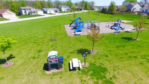 aerial photos of wrightstown wi,play ground, waupekun park,arial photos of wrightstown wisconsin,drone photography of wrightstown wi