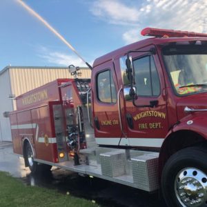 wrightstown wi fire department, village of wrightstown, fire truck
