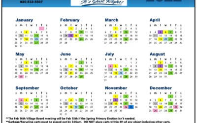 2022 Resident Calendar